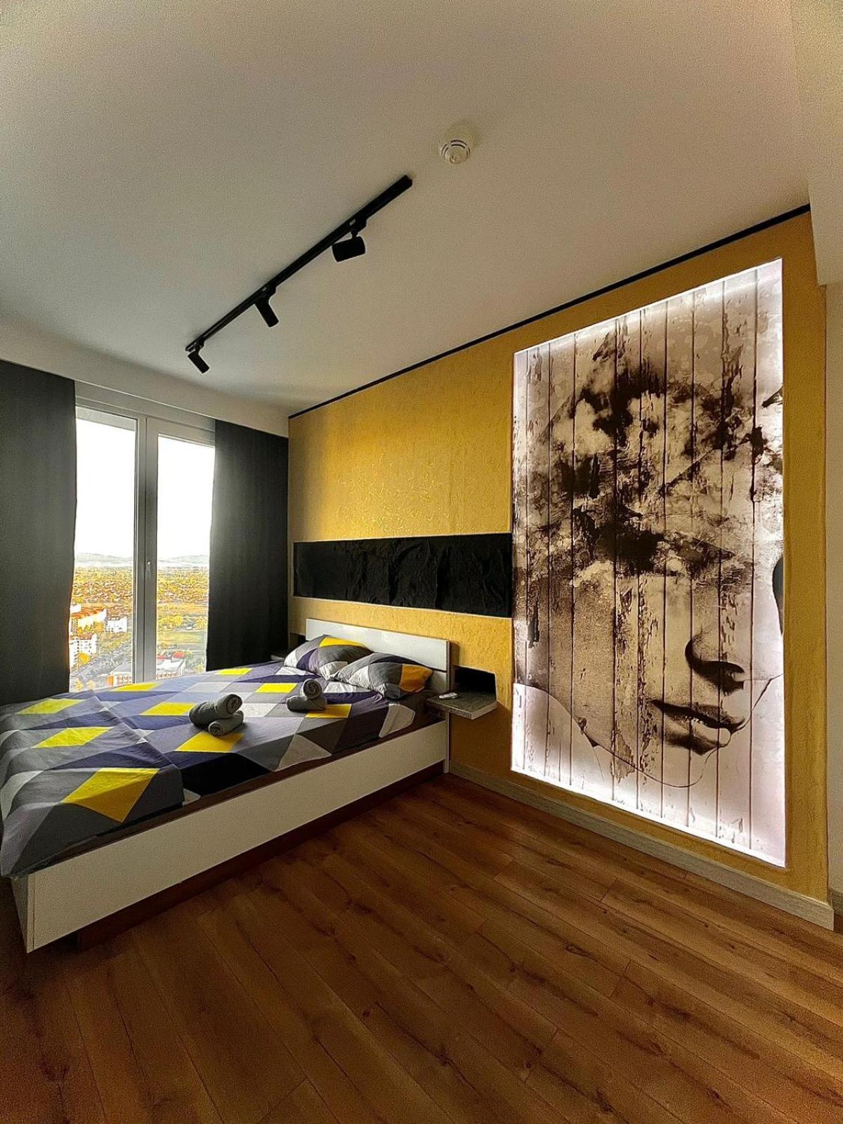 Alfred Sky Smart Apartment 29Th Spa Included Skopje Exterior foto