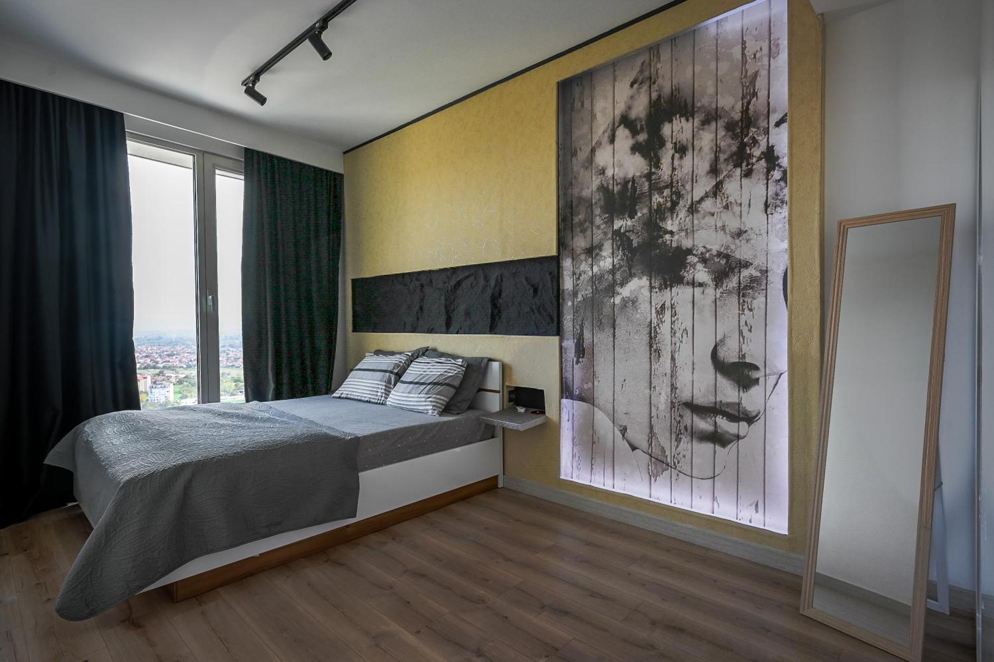 Alfred Sky Smart Apartment 29Th Spa Included Skopje Exterior foto