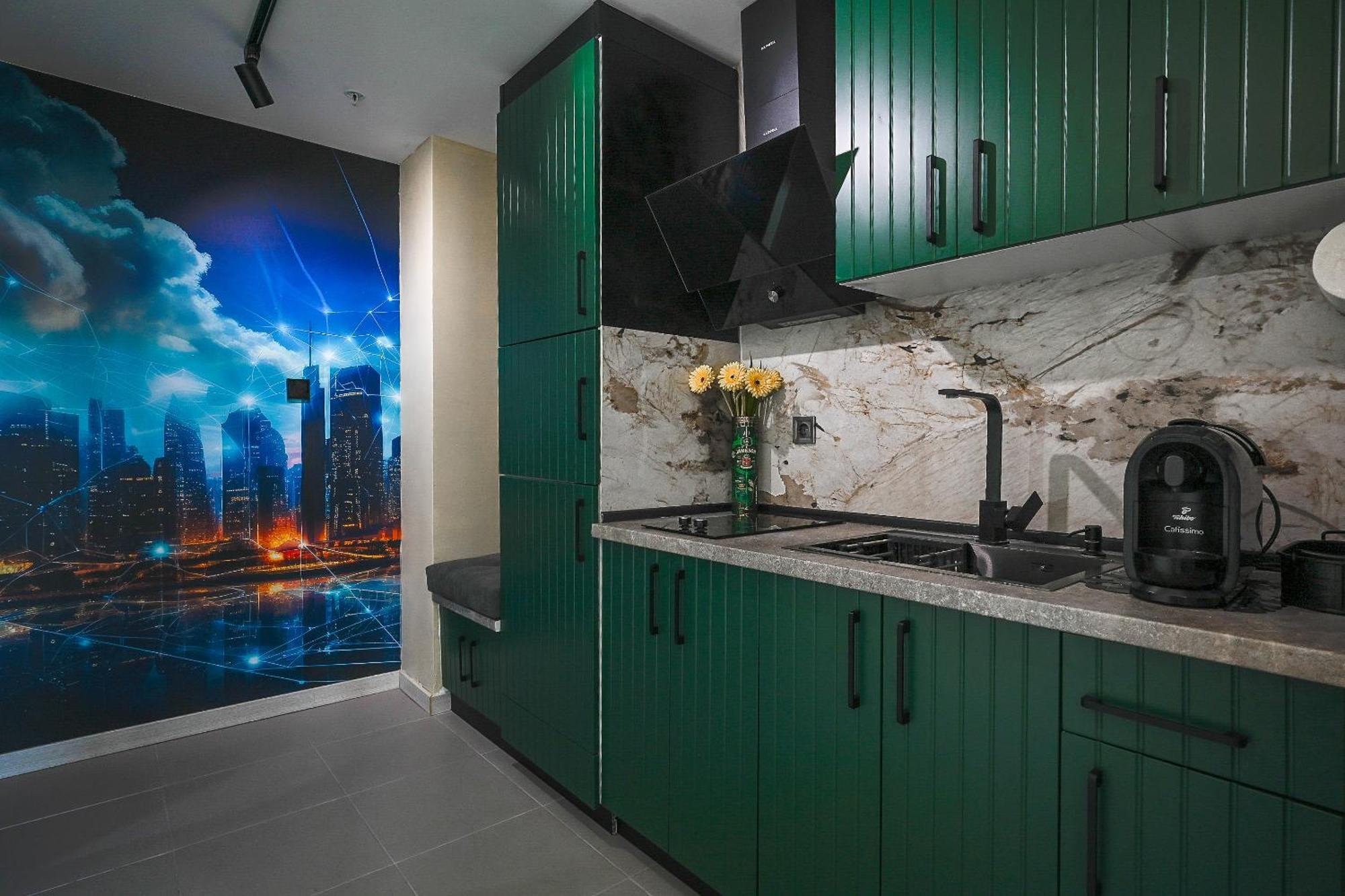 Alfred Sky Smart Apartment 29Th Spa Included Skopje Exterior foto